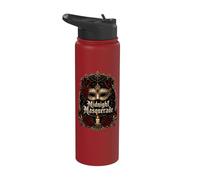 Midnight Masquerade Operacore Opera Halloween Stainless Steel Insulated Water Bottle