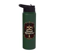 Midnight Masquerade Operacore Opera Halloween Stainless Steel Insulated Water Bottle