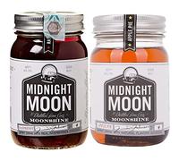 Midnight Moon Moonshine Raspberry 40% Vol. 0,35l & Midnight Moon Moonshine Apple Pie 35% Vol. 0,35l