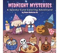 Midnight Mysteries: Adorable and Creepy Coloring Book for Teens and Adults - Midnight Mysteries with Garden Puffies
