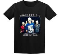 Midnight Oil 20000 Watt RSL Shirt T Shirts for Mens Black S