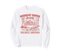 Midnight Ramen Society Tokyo Giappone Notte Noodles Retro Felpa