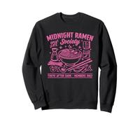 Midnight Ramen Society Tokyo Giappone Notte Noodles Retro Felpa
