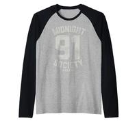 Midnight Society Varsity Style - Hai paura del buio? Maglia con Maniche Raglan
