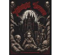 Midnight Terrors: A Creepy Dark Horror Coloring Book for Adults, Featuring Spooky Monsters, Nightmare Scenes, and Macabre Art for Stress Relief