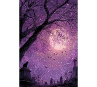 Midnight Whispers Journal:: A Realistic and Magical Notebook Featuring a Graveyard Scene with Full Moon, Glowing Stars, Black Cat, Bats, and Glitter - ... for Writing, Reflection, and Creative Spells