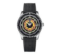 MIDO, ,Accessories ,Uomo ,Nero ,ONE SIZE Ocean Star Decompression Worldtimer - Automatico - Quadrante Nero - Cassa in Acciaio - 40.50 mm - 20 bar - Vetro Zaffiro - Cinturino in Gomma - Nero - Chiusura