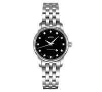 Mido Baroncelli III M7600.4.68.1 Automatic Women's Watch - Black Dial, Stainless Steel Bracelet