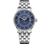 Mido Baroncelli Signature M037.407.11.041.01 Automatic Men's Watch - Blue Dial, Stainless Steel Bracelet