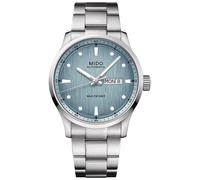 Mido Multifort M Freeze M038.430.11.041.00 Automatic Men's Watch - Ice Blue Dial, Stainless Steel Bracelet