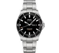 Mido Ocean Star 200 Men's Automatic Dive Watch - Stainless Steel, Black Dial, Day-Date Display