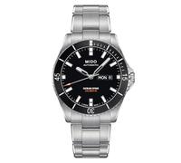 MIDO Ocean Star 200 - Orologio Automatico Svizzero Uomo - Cassa 42.5mm - Giorno/Data - Quadrante Nero - Bracciale Acciaio - M0264301105100