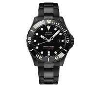 Mido Ocean Star 600 Chronometer M026.608.33.051.00 Automatic Men's Watch - Black Dial, Black DLC-Coated Stainless Steel Bracelet