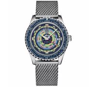 Mido Ocean Star Decompression Worldtimer M026.829.17.041.00 Automatic Men's Watch - Blue Dial, Stainless Steel Bracelet