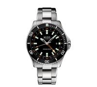 Mido Ocean Star GMT Limited Edition Men's Watch - Stainless Steel, Black Dial, 40.5mm