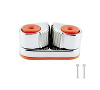 MIDOKSTUA Barche Fast Entry Cams Tacchetto con Anelli Principali Cuscinetti a Sfere Morsetto Corda 2 Fila Cuscinetto A Sfera Camme Tacchetto Enduring Marine Barche Attrezzature