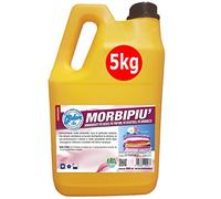 Midor Ammorbidente Lavatrice profumato 5 Litri Morbipiù 5kg, ravviva i Colori ed elimina cariche elettrostatiche per Una Maggior Morbidezza, concentrato - Professionale