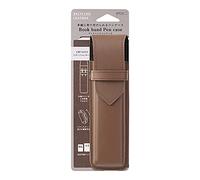 Midori 41480006 - Astuccio portamatite in pelle riciclata, per B6 a A5 Marrone, Tè, Moderno, Tè., Tè., Moderno.
