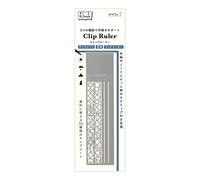 DESIGNPHIL 42289006 Midori Righello Clip Righello, Argento A