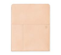 Midori 91804145 - Borsa per notebook MD, formato A5, verticale, in vera pelle, con numeri di capra
