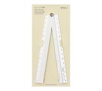 Midori Alumi Malti Ruler - 30cm Silver