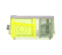 Midori Pen & Tool Pouch with Gusset, yellow-green, 1個 (x 1), Simple