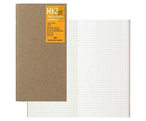 MIDORI Traveler's Notebook Refill Grid 2 Pack Regular Size 14246006 Japan