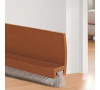 Midslinee 100cm Marrone Guarnizione a Spazzola per Porte, Paraspifferi Sottoporta, Paraspifferi porta blindata, Paraspifferi per Porte, door seal (brown)