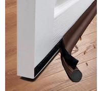 Midslinee 2 Pezzi 96cm Marrone Paraspifferi per Porte, Guarnizione autoadesiva per porta, Paraspifferi Sotto la Porta, Isolamento Guarnizione Porta, Protezione Dalle Intemperie, Insonorizzante