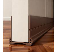 Midslinee 93cm Marrone Paraspifferi per Porte, Paraspifferi Porta Blindata, Sottoporta Anti Insetti/Polvere/Aria Fredda, per Porte da 3,5 a 5,5 cm di Spessore e Spazio Inferiore da 0,3 a 3 cm