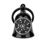 MidSmile Campanello guardiano per moto: Gremlin Bell Moto | Campanello da moto nordico Viking Vegvisir, portachiavi regalo portafortuna per uomo