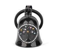 MidSmile Campanello per motocicletta: Gremlin Bell Moto | Albero della Vita Guardiano Campanello moto, portachiavi portafortuna regalo per uomo, Nero , S