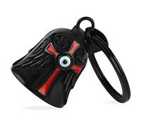 MidSmile Croce Moto Campanella: Guardian Angel Wings Biker Bell | Portachiavi per moto Guardian Bell, Evil Eye Moto Accessori Gremlin Bell Regali per uomini e donne, Cross Angle Wings-e, S