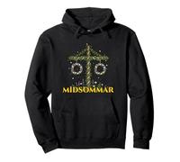 Midsommar Wicca Wiccan Paganesimo Solstizio d'Estate Felpa con Cappuccio