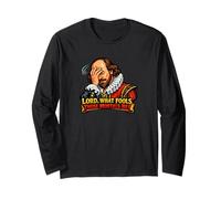 Midsummer Night Dream Puck Citazione Fools Mortali Commedia Maglia a Manica