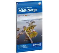 Midt-Norge Car and Tourist Map 1: 350 000