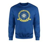 Midtown School Of Science Crest Felpa da uomo, con logo del film ragno, idea regalo per amici, famiglia, compleanno, Natale, bambini, adulti, logo emblema (Royal Blue Prime, Royal Blue Prime, L