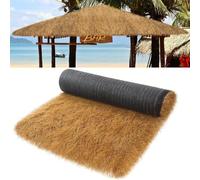 MIDUOLAI A,1x17m,Tetto in Paglia Sintetica, Rotoli di Paglia di Palma Messicana in Polietilene, Decorazioni per Tetti in Paglia di Palma Artificiale, per Tiki Bar, Capanne, Giardino