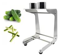 MIDUOLAI Affettatrice per Verdure, Pratico Utensile per Tagliare Carote, per Tagliare Le Verdure Senza Sforzo, Preparare Insalate, Preparare Pasti E Mangiare Sano,Argento,8cut+12cut