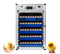 MIDUOLAI Argento,340 Eggs,Incubatrice Automatica per Uova, Controllo di Temperatura E umidità, Girauova Automatico E Rabbocco d'Acqua, per Uova di Gallina, Anatra, Oca E Piccione