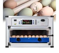 MIDUOLAI Argento,68 Eggs,Incubatrice Automatica per Uova, Controllo di Temperatura E umidità, Girauova Automatico E Rabbocco d'Acqua, per Uova di Gallina, Anatra, Oca E Piccione