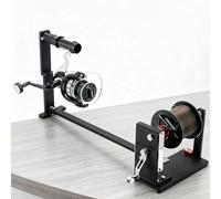 MIDUOLAI Avvolgitore per Lenza da Pesca, Stazione di Avvolgimento Lenza da Pesca, Regolazione di Scarico Precisa, Vite da 120 Mm, per Mulinelli da Spinning E da Casting,Nero