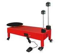 MIDUOLAI Avvolgitrice Elettrica per Film Estensibile, Pressa per Film Wrap-Around A Doppio Albero, Avvolgitrice con Dispenser per Film Estensibile,Double Bar Heavy Duty