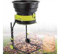 MIDUOLAI Biotrituratore Elettrico Senza Lame da 2500 W, Trituratore E Biotrituratore per Compost A 8000 Giri, Sacco di Raccolta Incluso, per Foglie, Erba E Sfalci di Giardino,Power Cord*20m