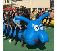 MIDUOLAI Blu,8Seats,Giochi di Team Building, Giocattoli Sportivi per Lavoro di Squadra, Dragon Boat Gonfiabile, Attrezzature per Giochi Competitivi su Grande Scala