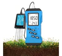 MIDUOLAI Blu,Rilevatore Digitale Portatile 7 in 1 per Il Terreno, Test di Fertilità del Terreno Digitale Ad Alta Precisione E Sensibilità, per Giardini, Prati, Fattorie in Vaso