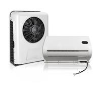 MIDUOLAI Condizionatore d'Aria Mini Split da 24 V, unità di Climatizzazione per Parcheggio, Raffreddamento Silenzioso Ad Alta Efficienza, per Autocarri, Trattori E Pick-Up,24v