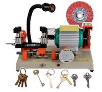 MIDUOLAI Copiatrice di Chiavi A Doppia Testa da 120 W, Utensile per La Copia di Chiavi con Volantino, Attrezzatura per La Duplicazione di Chiavi per Porte,01