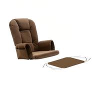 MIDUOLAI Cuscini di Ricambio per Sedia A Dondolo Glider 5 Pezzi, con Fodera per Pouf E Tasca Laterale Portaoggetti, per Sedie A Dondolo Glider,06