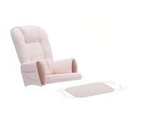 MIDUOLAI Cuscini di Ricambio per Sedia A Dondolo Glider 5 Pezzi, con Fodera per Pouf E Tasca Laterale Portaoggetti, per Sedie A Dondolo Glider,04